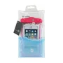 Muvit Life Funda Acuática Rosa Transparente para Dispositivos de hasta 6.2 pulgadas IPX8 con Correa